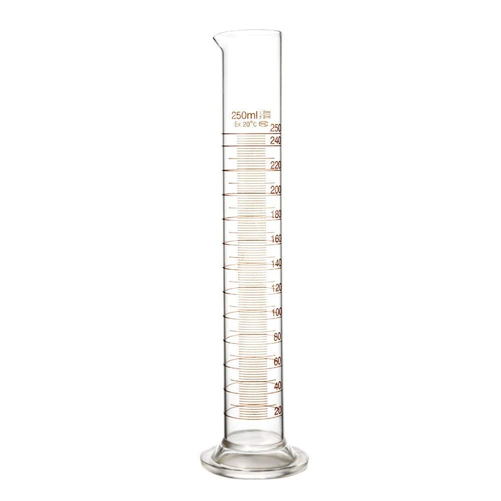 250ml Measuring Cylinder with 2ml Graduations