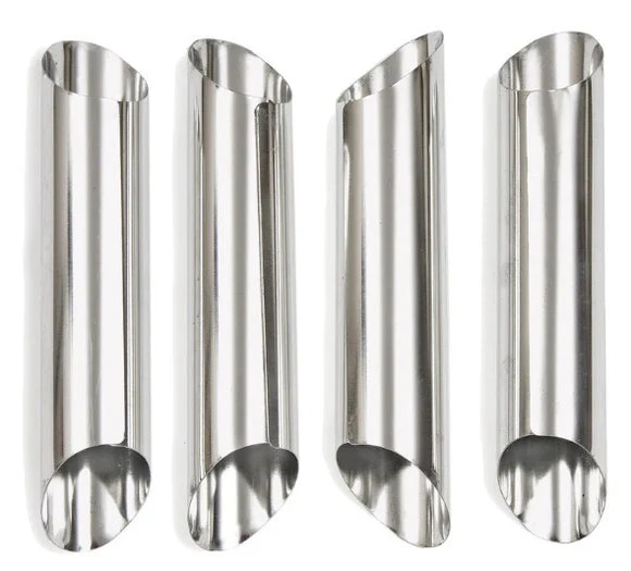 4 Piece Cannoli Forming Tubes