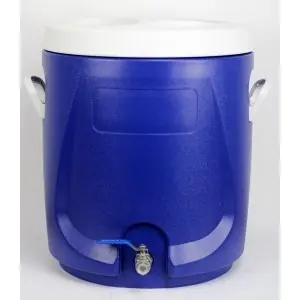 56lt Insulated Mash Tun Drum with Stainless Ball Valve and False Bottom