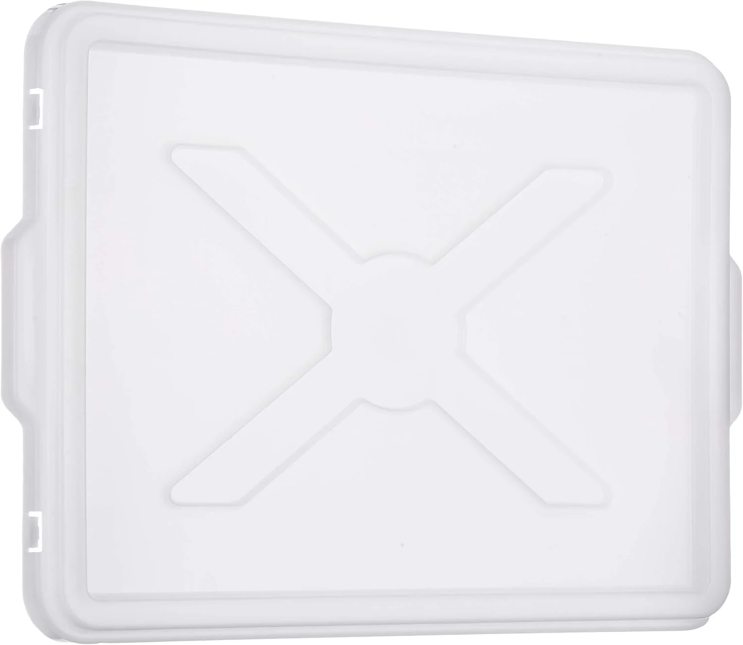 9L White Plastic Stackable Crate and Lid - Image 3