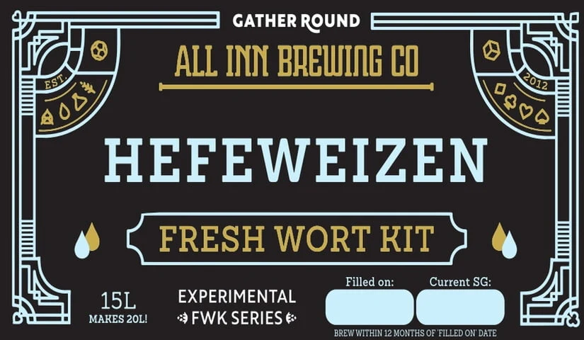 All Inn - Hefeweizen Wort Kit Fresh Wort Kit - 15 L