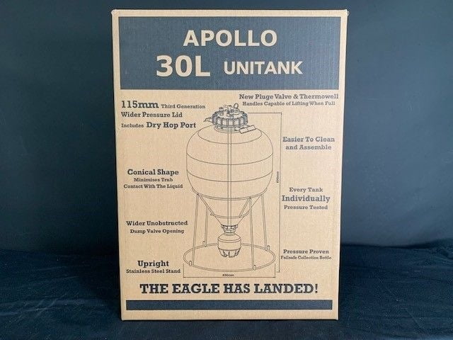 Apollo Conical Fermenter 30L Pressure Uni Pressure tank (kit with Yeast dump Valve) - Image 4