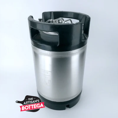 Beer Keg 9.5 LT New - Ball Lock Style with Rubber handle