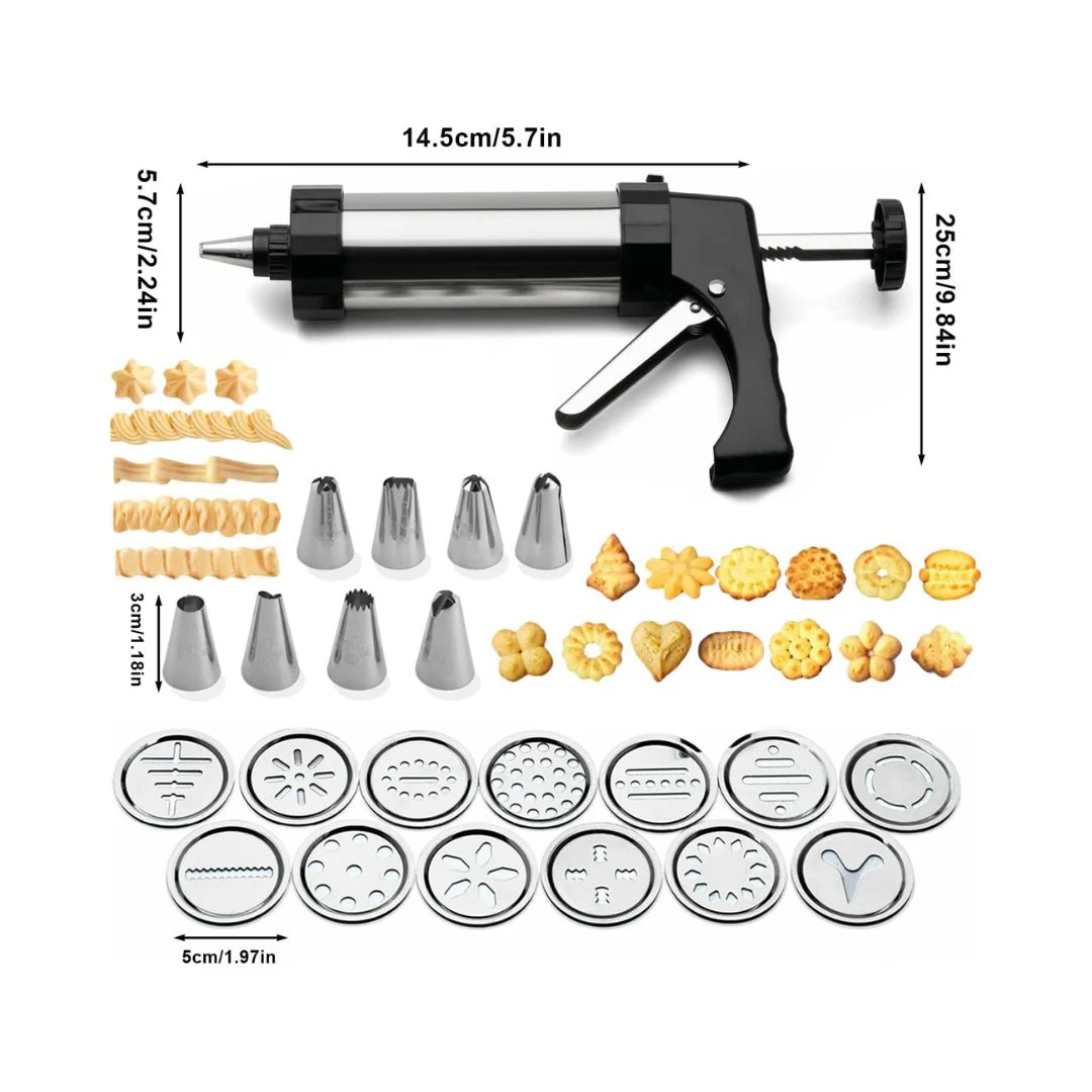 Biscuit / Cookie / jerky press with die/ tube set - Image 3