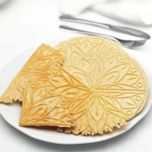CBE Electric Waffle Pizzelle Maker 4 Flowers - Image 2