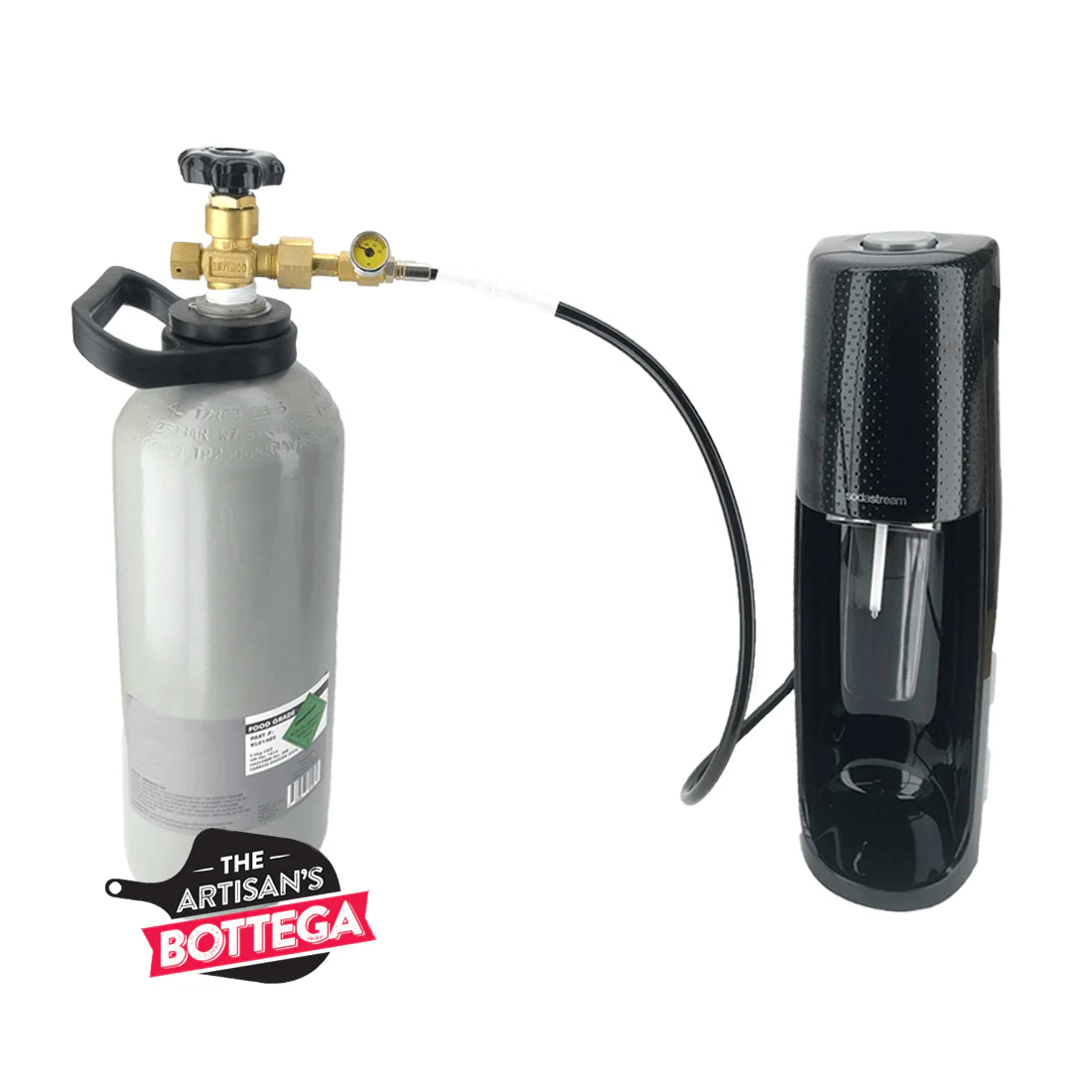 CO2 Gas Cylinder Metal tank _ NEW & Filled Full - Image 6