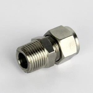 Compression fitting S/Steel 12.7 mm to 0.5 inch BSP male for Cooling coil