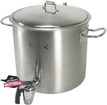 Cooking Pot Stainless Steel Double Wall With Jam Dispensing Valve