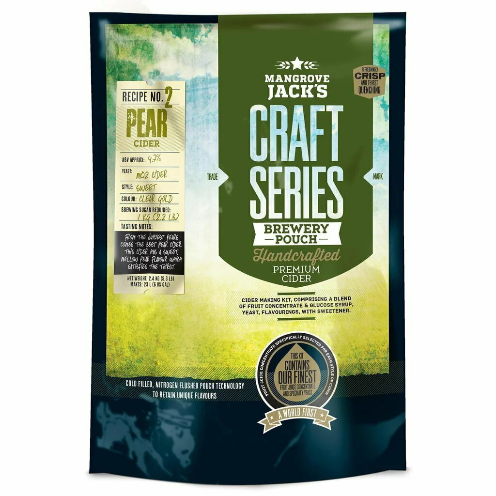 Craft Series Pear Cider Pouch by Mangrove Jacks