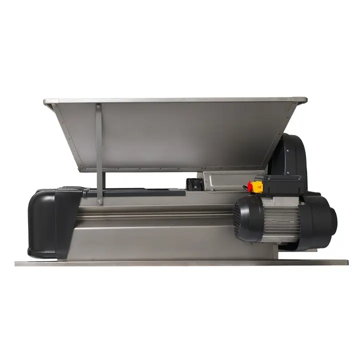 Crusher Destemmer S/S Electric 1hp - 80kg Feeder Auger Hopper Nylon Rollers - Grifo