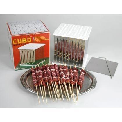 Cubo Staineless Steel 100 Arrosticini Skewer Box - Image 3