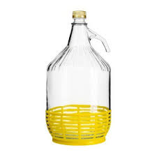 Plastic Basket Yellow Base for 5 L Demijohn - Image 2