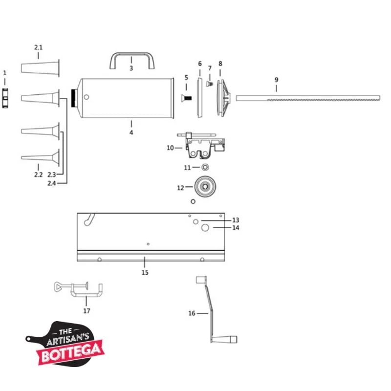 Equip-Pro Meat Sausage Filler Red - Image 6