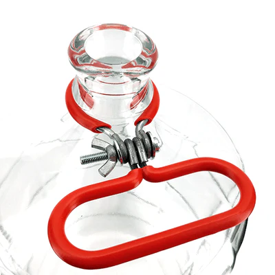 23Lt Glass Carboy Red Handle - Image 2
