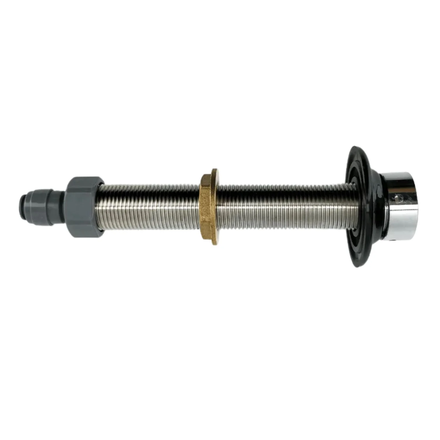 Fridge door extension shank S/Steel 150mm for beer tap( 5/8 duo)