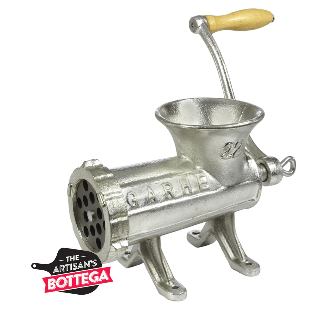 Garhe Nickel Plated Manual Mincer - Image 3