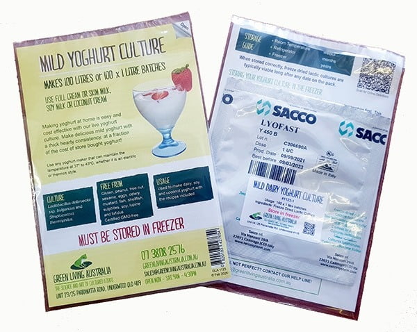 GL Yoghurt Mild Culture (Sacco-Italy) - Image 2