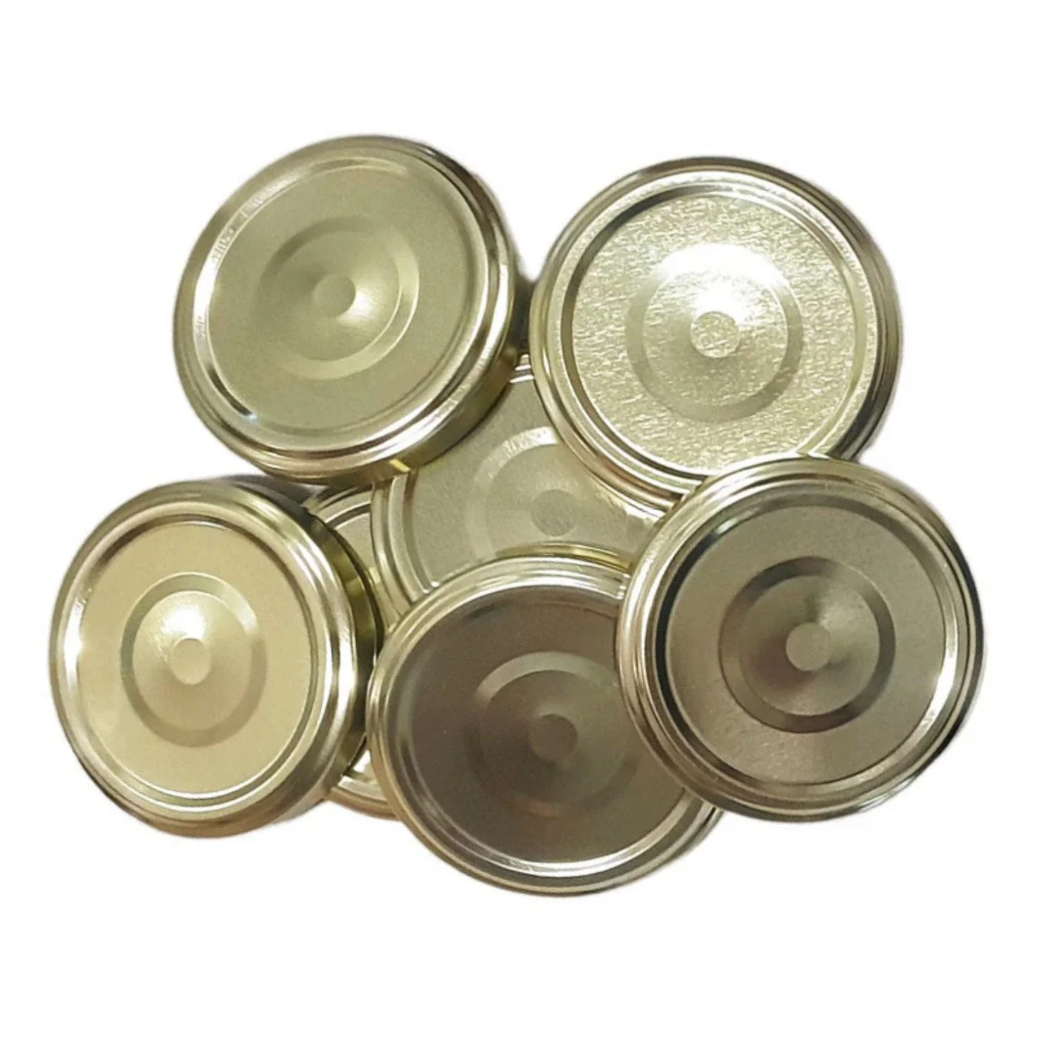 Gold Metal Jar Lid - Image 2