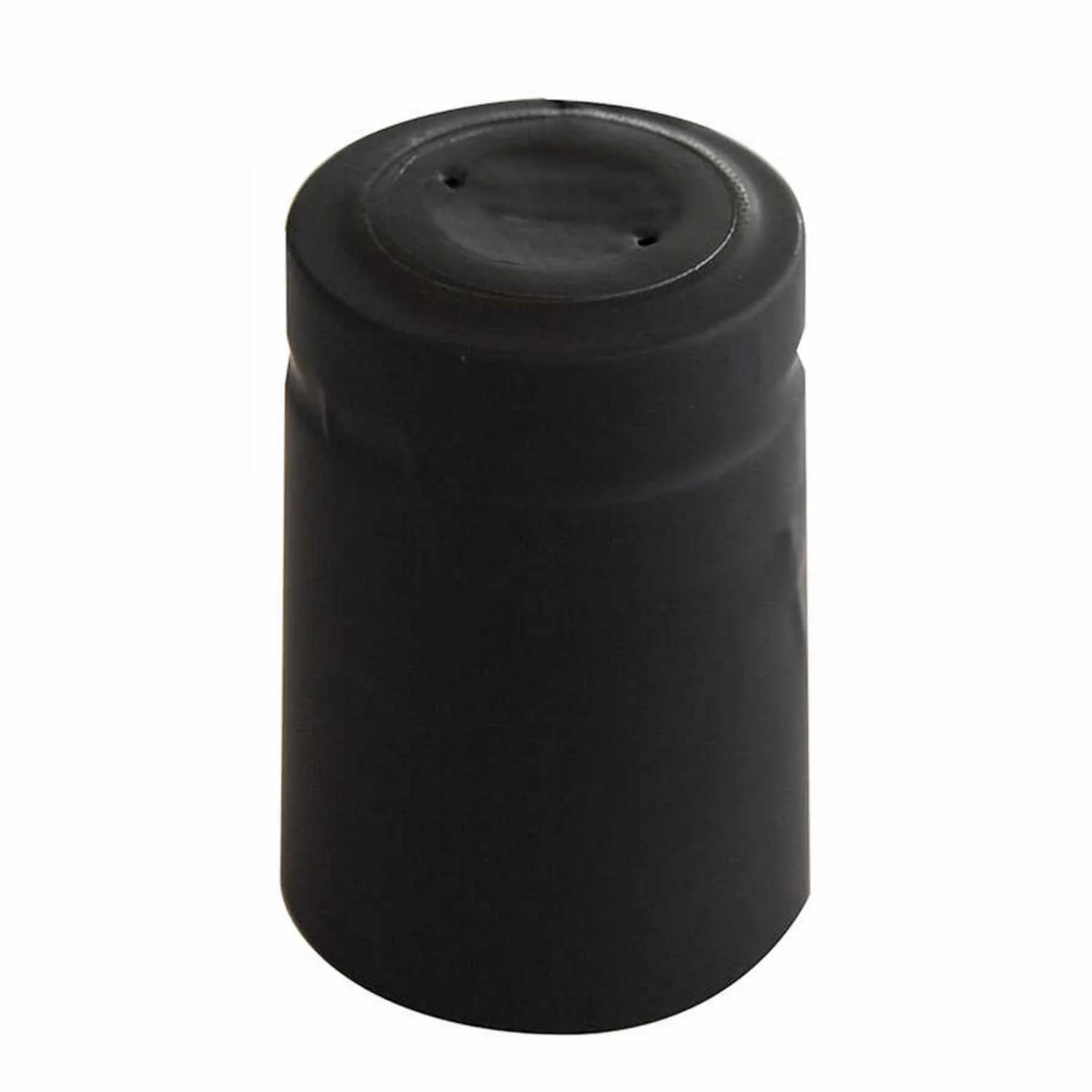 Heat Shrink Capsule Black Satin 31x55mm 100 pack