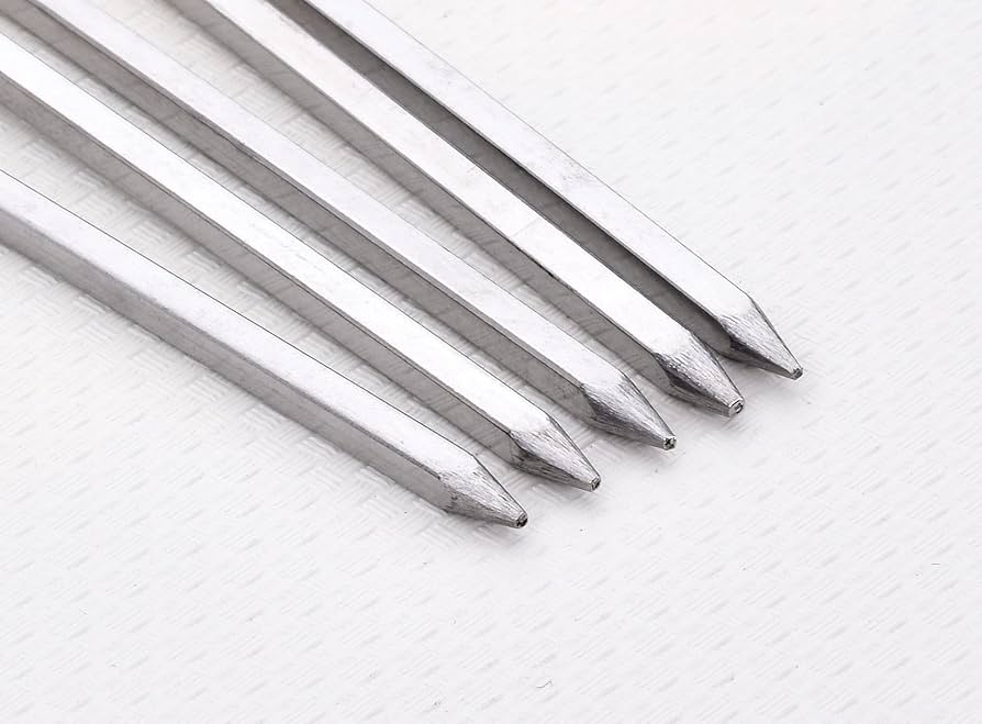 Italian Stainless steel Skewer Square - Image 2