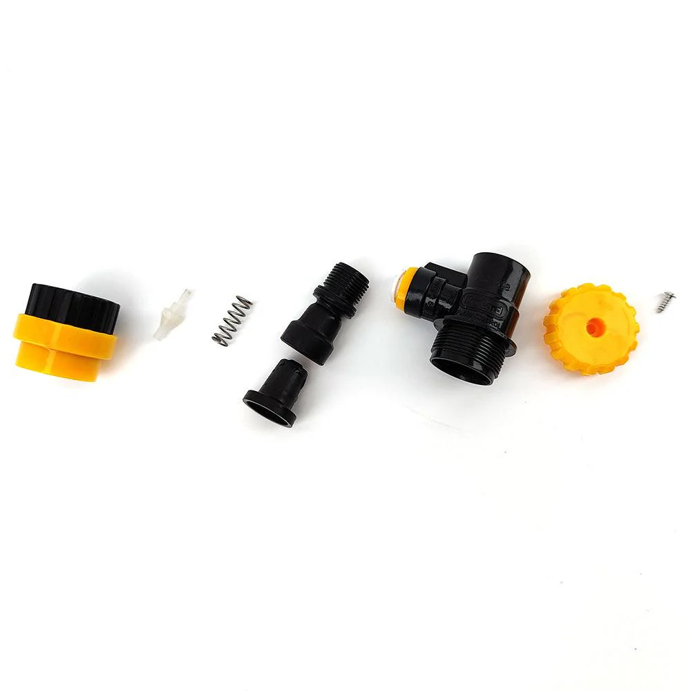 POK duotight 8mm x Flow Control Ball Lock Disconnect (Liquid Black + Yellow) - Image 2