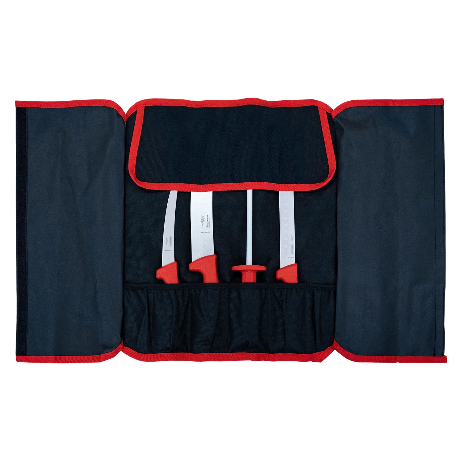 Knife Set Tramontina 5pc - Low & Slow BBQ w/carry bag - Image 2