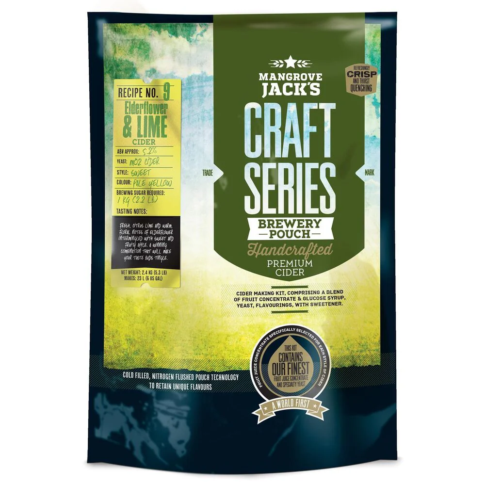 Mangrove Jacks Craft Series Elderflower and Lime Cider 2.4Kg