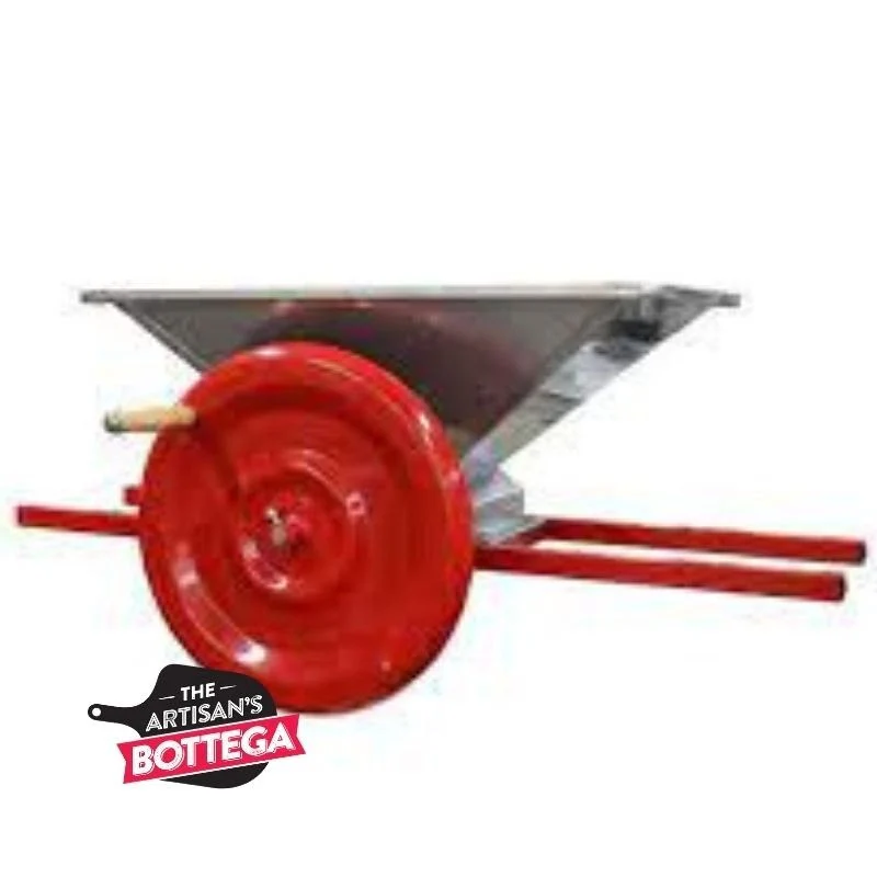 Manual Grape Crusher with Stainless Steel Hopper