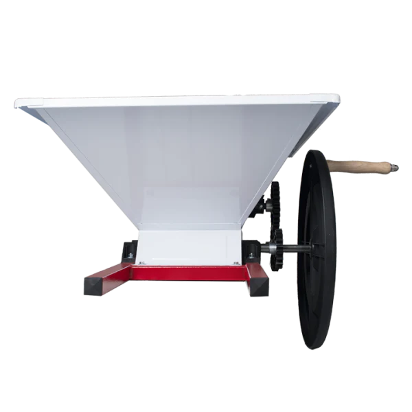 Manual Grape Crusher with Stainless Steel Hopper By Lore Grifo Italy - Image 3