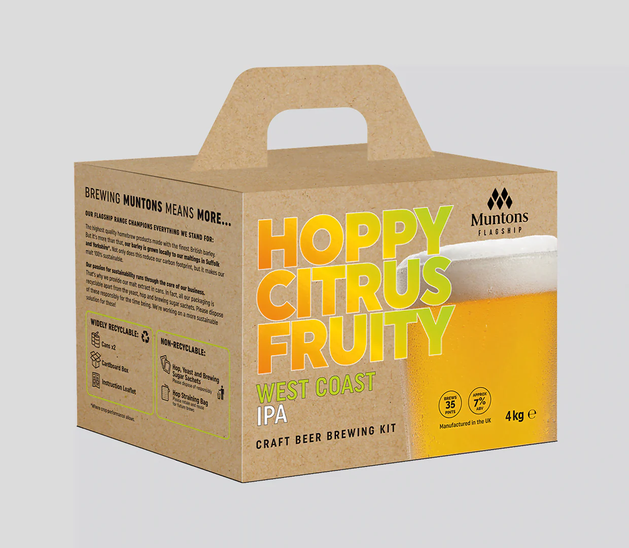 Muntons Flagship- West Coast IPA 3 kg Extract recipe