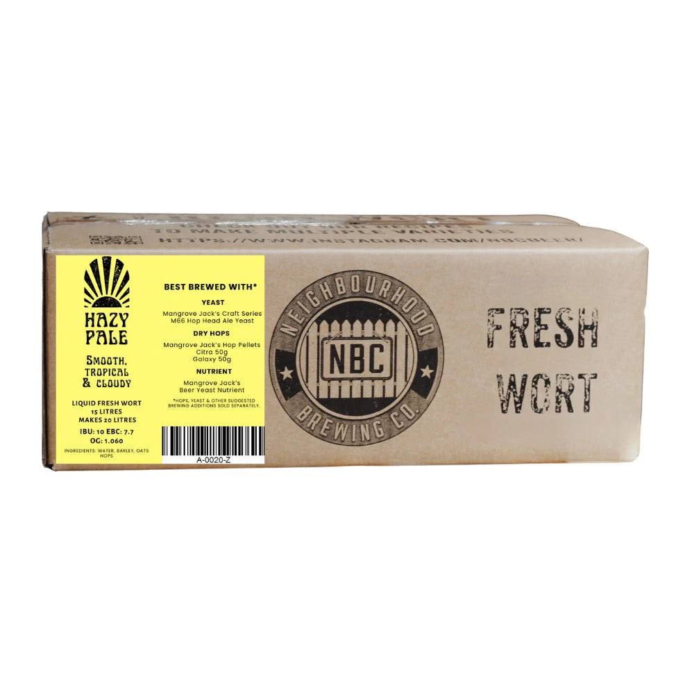 NBC -Hazy Pale Ale Fresh Wort Kit - 15 L