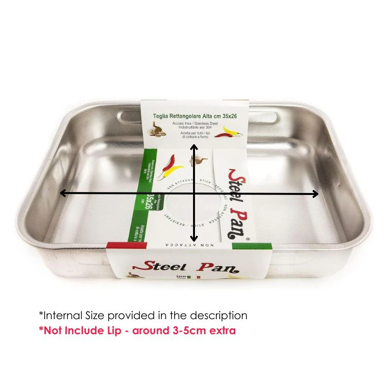 Non Stick Stainless Steel Baking Tray - Image 3
