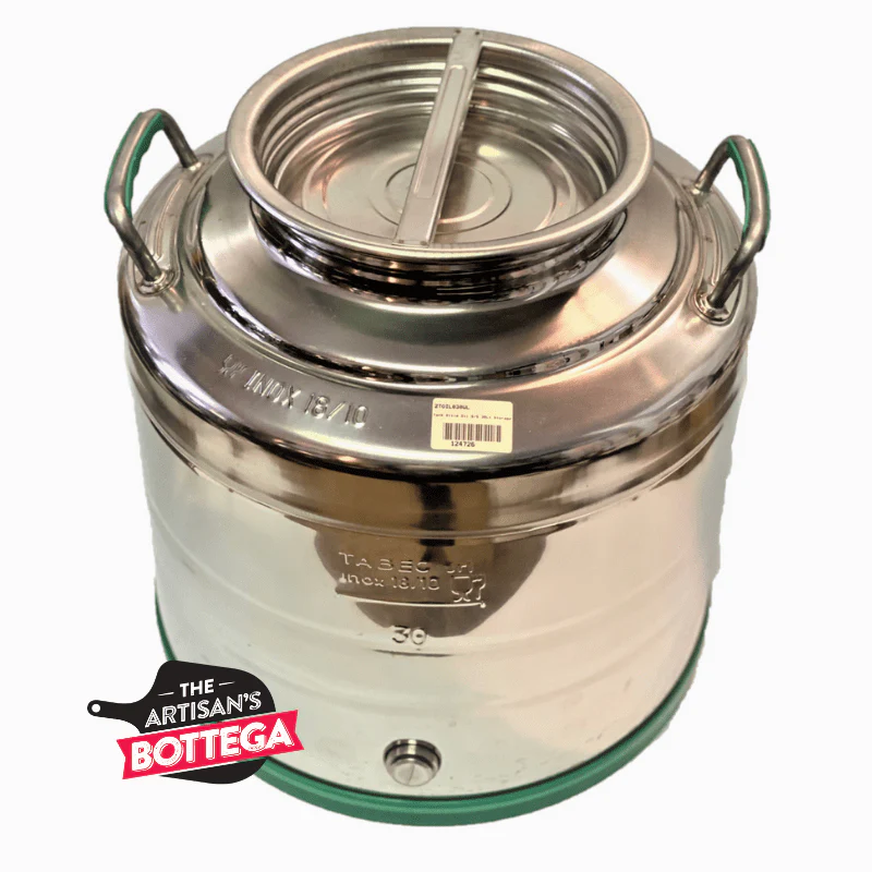 Olive Oil Tank with Screw Lid and Welded Base - Image 3