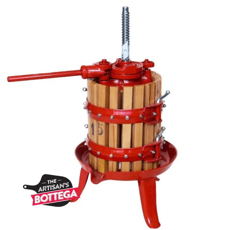 Press Manual Ratchet - Wood Basket with BE Ring - Image 2
