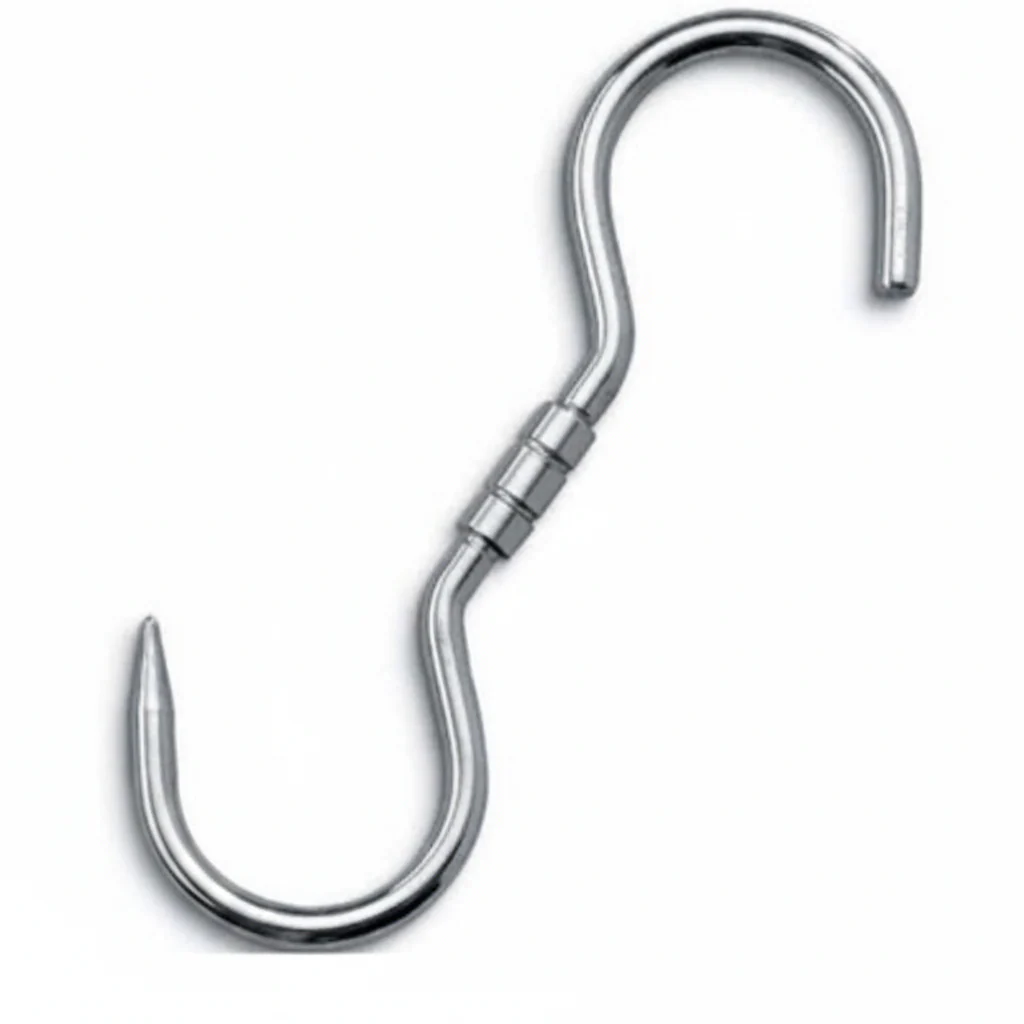 Professional Butchers Hook Stainless Steel Swivel One Point