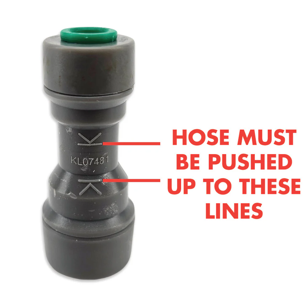 Duotight - 6.35mm (1/4'') Female x 8mm (5/16'') Female Reducer - Image 3