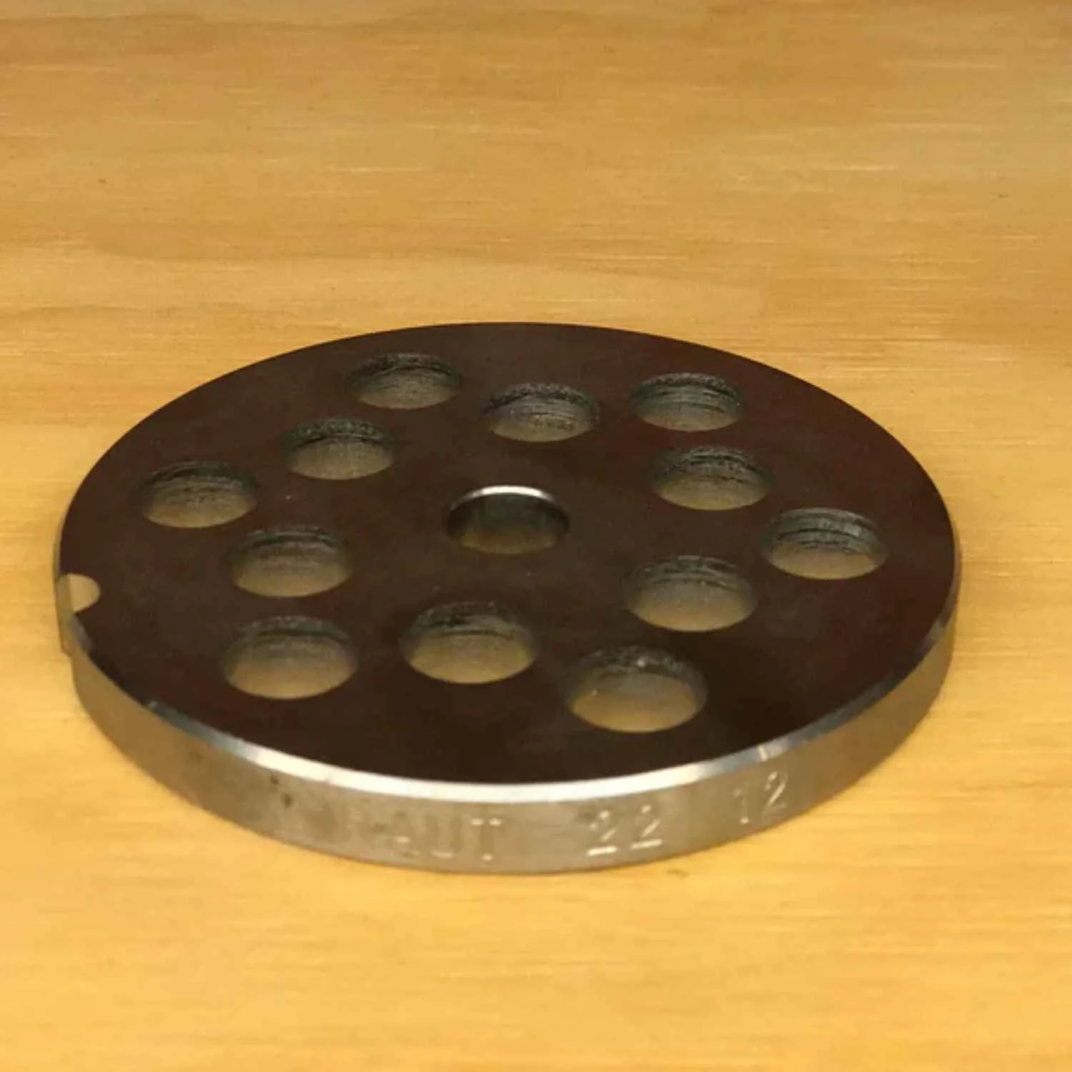 Raut Stainless Steel Mincer Plate No 22 - Image 3