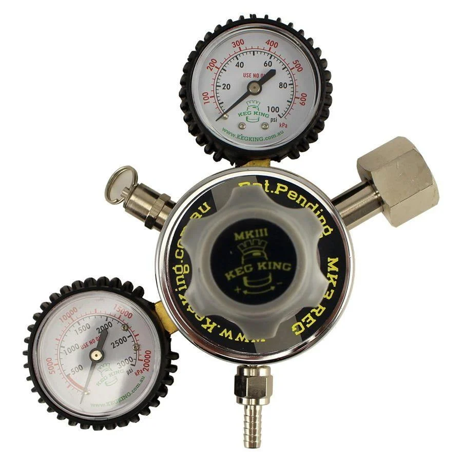 Regulator MK4 - Double Gauge Co2 Regulator 0 - 100 PSI