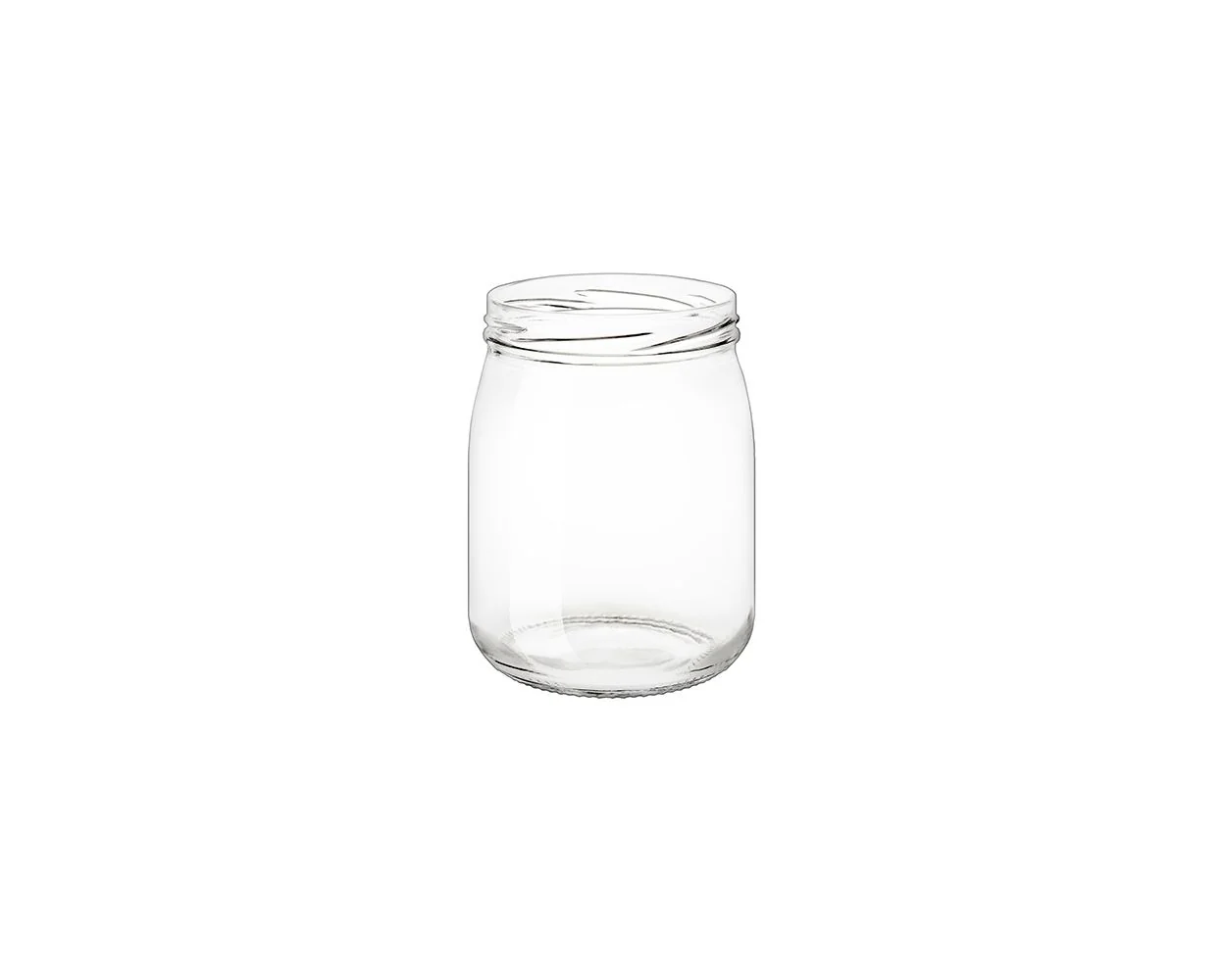 Round Glass Jar Orto
