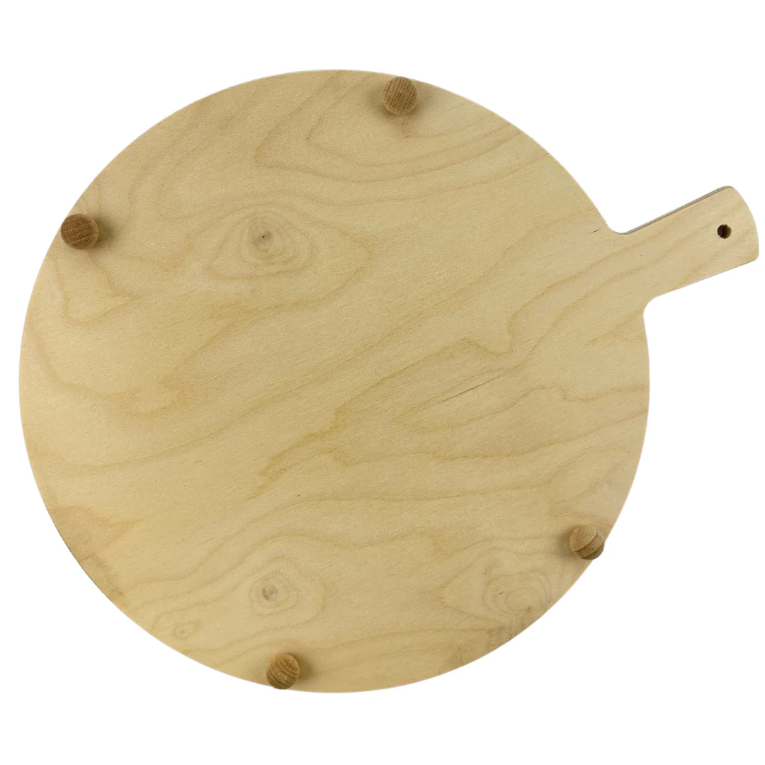 Round Wooden Paddle with 4 feets - Image 3