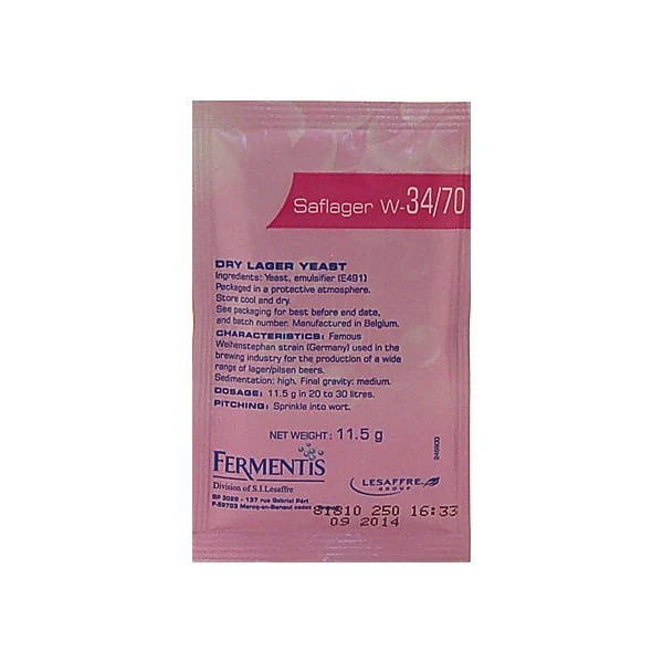 SAF Lager W- 34 / 70 YEAST 11g