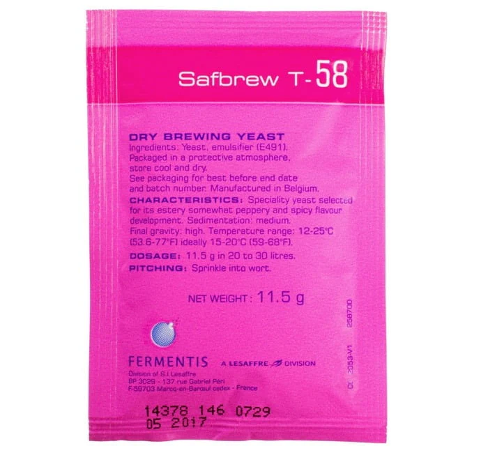 Safbrew T58 Yeast 11.5g