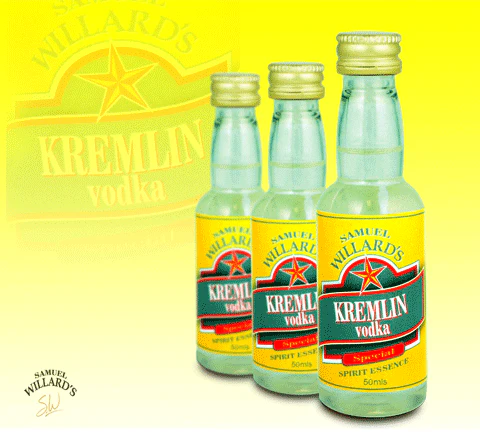 Samuel Willards Gold Star Essence Kremlin Vodka 50ml