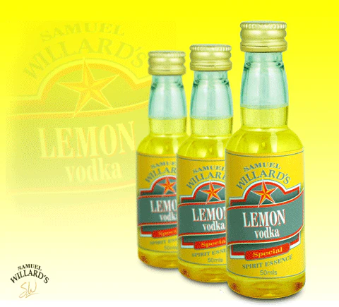 Samuel Willards Gold Star Essence Lemon Vodka 50ml