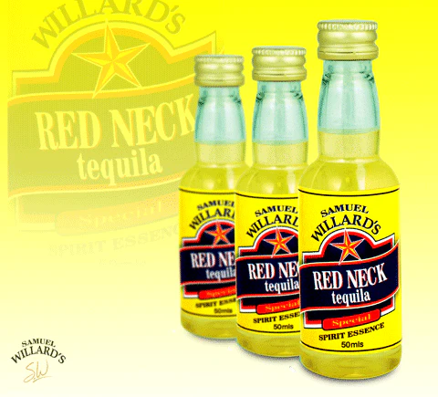 Samuel Willards Gold Star Essence Red Neck Tequila 50ml( End of line item)