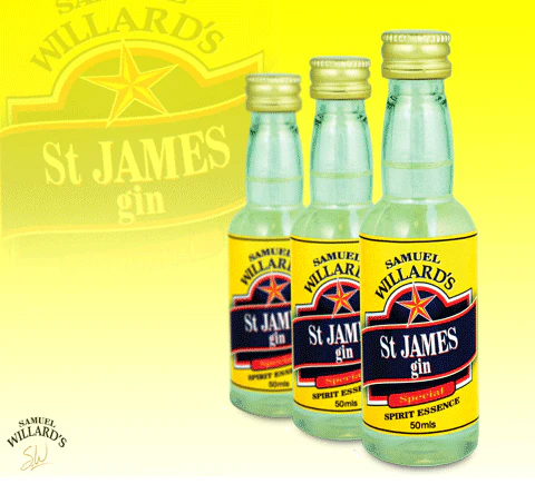 Samuel Willards Gold Star Essence St James Gin 50ml