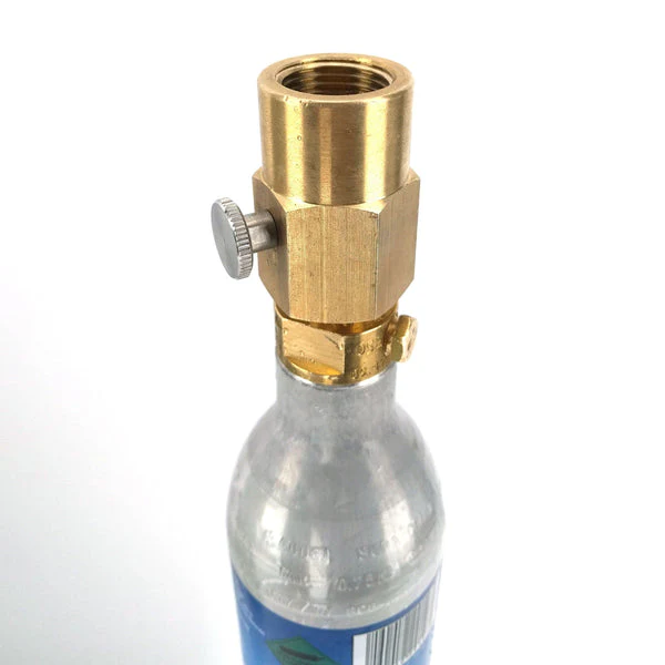 SodaStream Brass Refill Adapter With Bleed Valve (Female to Female) - Image 3