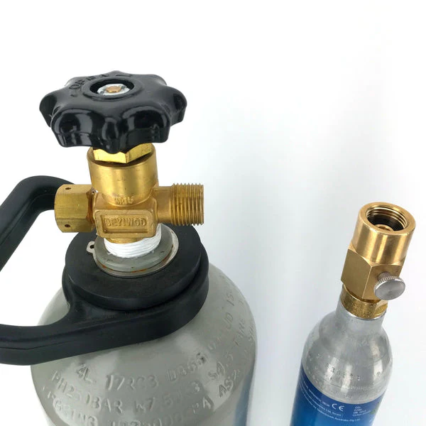SodaStream Brass Refill Adapter With Bleed Valve (Female to Female) - Image 4