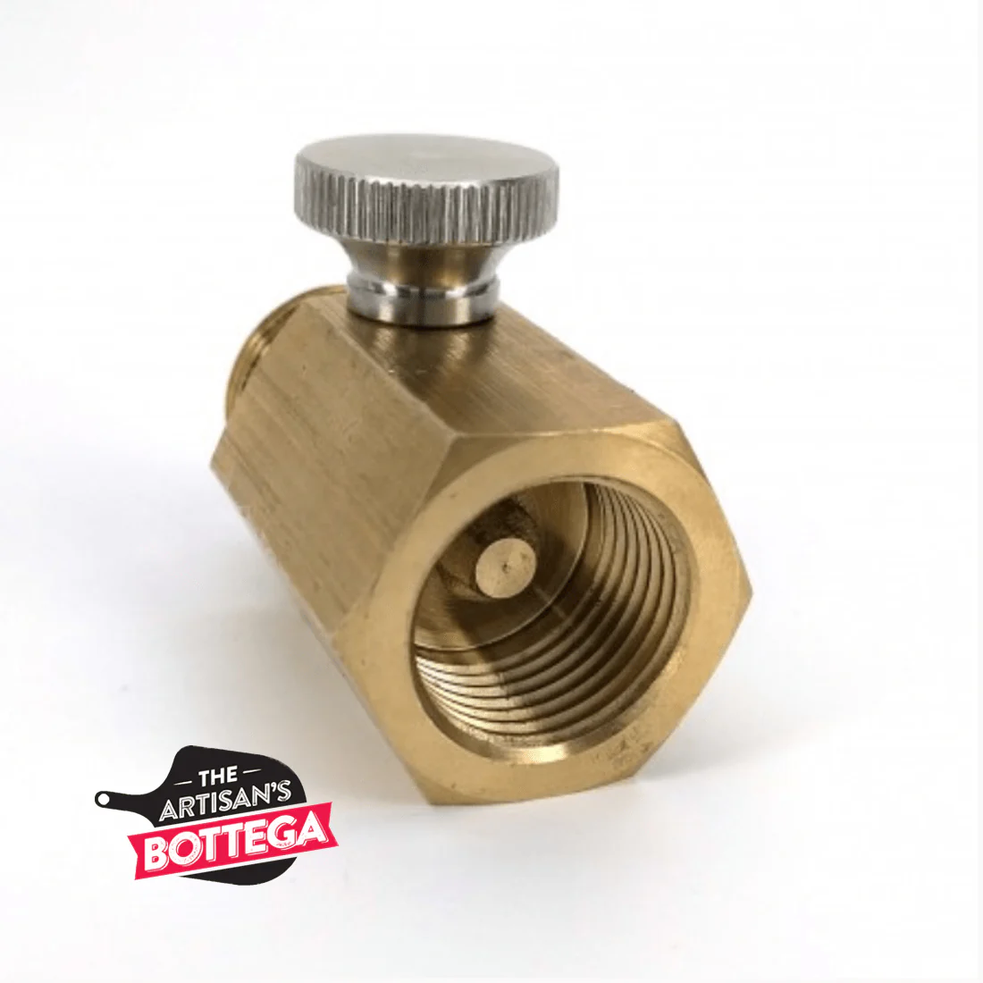 Sodastream co2 deluxe adapter brass with bleed pin for regulator