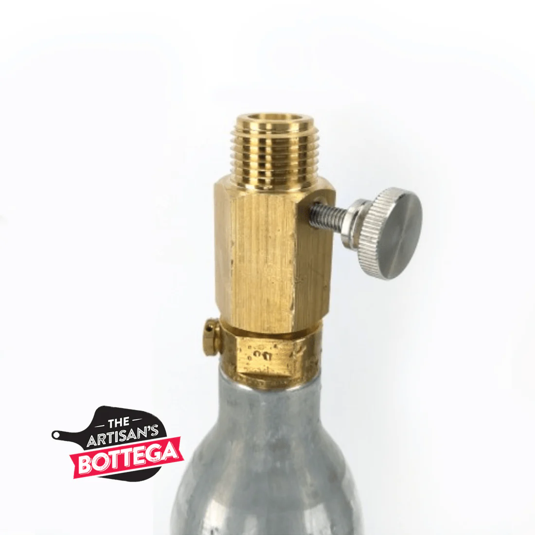 Sodastream co2 deluxe adapter brass with bleed pin for regulator - Image 2